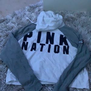 From pink, size xs, color white and grey